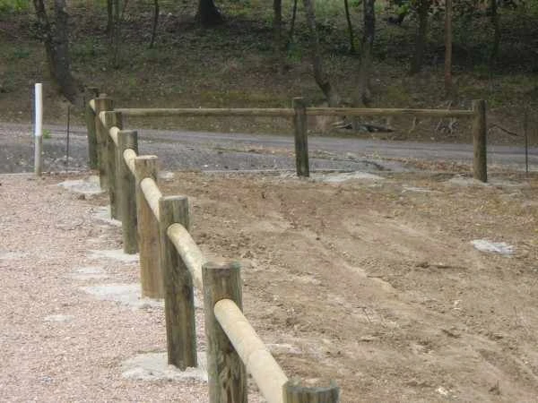 Cloture en bois palissade protection